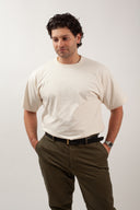 LAND ROVER DEFENDER 90 T-SHIRT - NATURAL